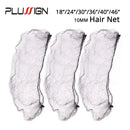 20Pcs Durable Nylon Hair Net For Bun Hair Hair style Tool Black Beige Brown 5Mm Hair Net For Wigs Mesh Hair Styling Hairnets