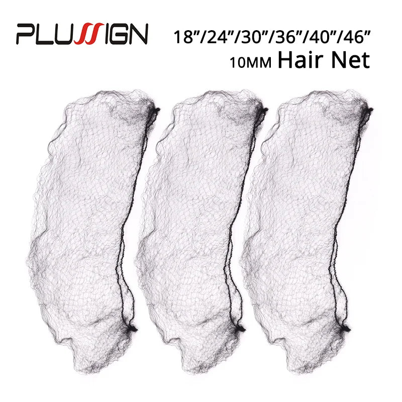 20Pcs Durable Nylon Hair Net For Bun Hair Hair style Tool Black Beige Brown 5Mm Hair Net For Wigs Mesh Hair Styling Hairnets