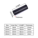 I.D 8/12/16/19mm Black Plastic Pipe Connector DIY Shelf Water Tube Joint Tent Fixed Connector Tee Four Way Elbow Straight Joint