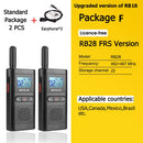 Retevis RB628 Walkie Talkie Rechargeable 1500mAh Portable Two-way Radios Large LCD Screen Emergency For Hunting Camping(2 Pcs)
