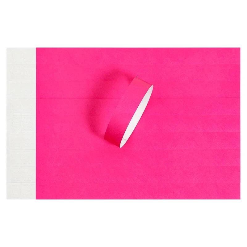 DUBAND 1000 Pcs No Logo Paper 3/4 Inch Wristbands for Event, Sport Wristband, Tyvek ID Festival Paper Bracelet