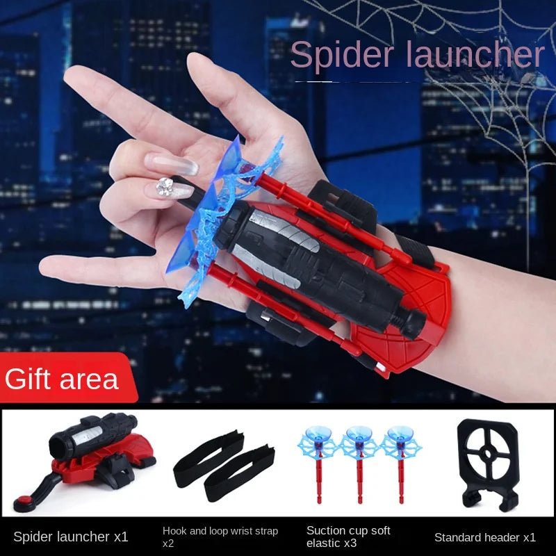 Anime Characters Children Toys Wrist Toy Set Action Figure New for Spiderman Glove Launcher Set Role Play Figures Hobbies