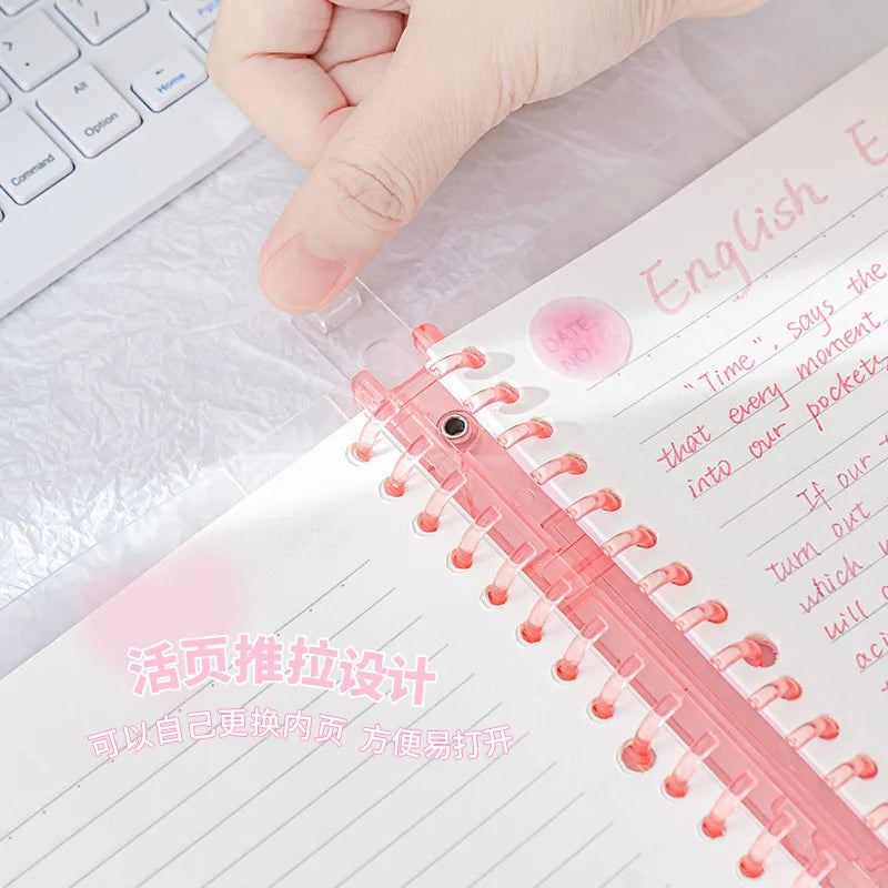 Binder Note A5 B5 Campus Loose Leaf Notebook Memo Diary Office Index File School Japanese Stationery