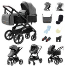 Baby Stroller 3 in 1 Easy Folding Multifunctional Stroller Travel Portable Baby Carriage Safety Seat EU Standard Free Shipping