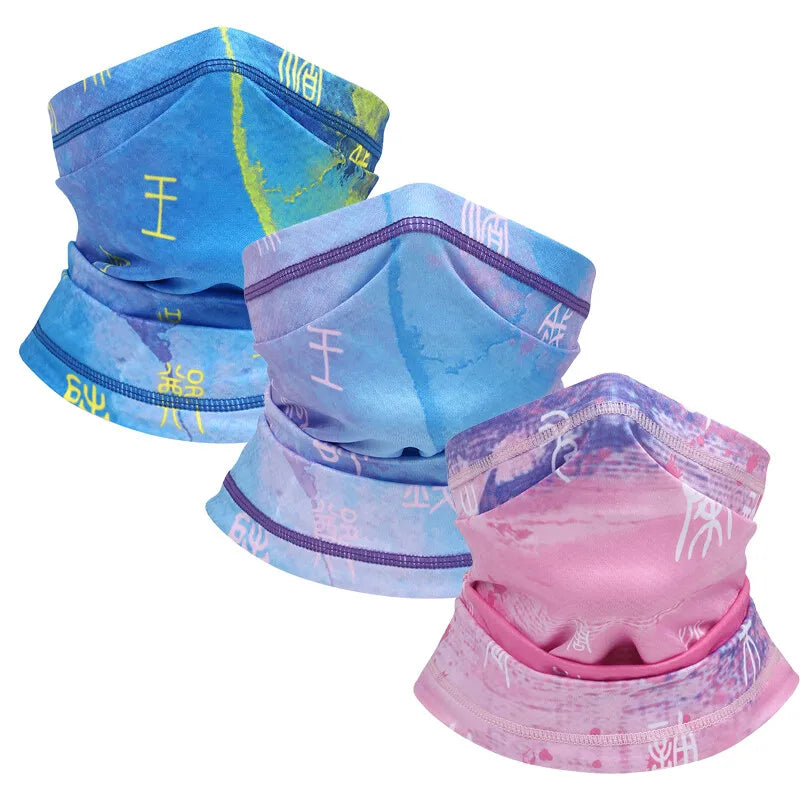 Summer UV Protection Cooling Neck Gaiter Tube Scarf Face Mask Motorcycle Cycling Bandana for Men and Women