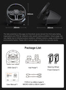 PXN V900 GEN2 Driving Simulator Gaming Steering Racing Wheel 270°/900° Rotation for PC ,Switch,PS3 PS4 Xbox One,Xbox Series X/S