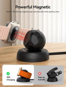 NEWDERY Portable Wireless Magnetic Fast Charging Station for Apple Watch Series 10/9/8/7/6/5/4/3/2/1/SE/Ultra 2/1 With C Cable