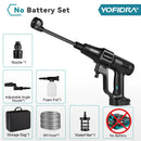 YOFIDRA 6 IN1 High Pressure Car Water Spray Gun 200Bar Cordless Garden Washing Machine Cleaner Power Tool For 21V 18V Battery