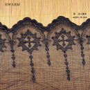 5yard Cross Lace Fabric Table Runner Skirt Christmas Easter Day Christian Catholicism Water Soluble Mesh Lolita Jewelry Party