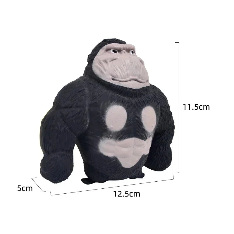 Big Giant Spongy Squishy Fidget Orangutan TT Influencer Elastic Monkey Antistress Toy for Adult and Children Soft Fun Gift