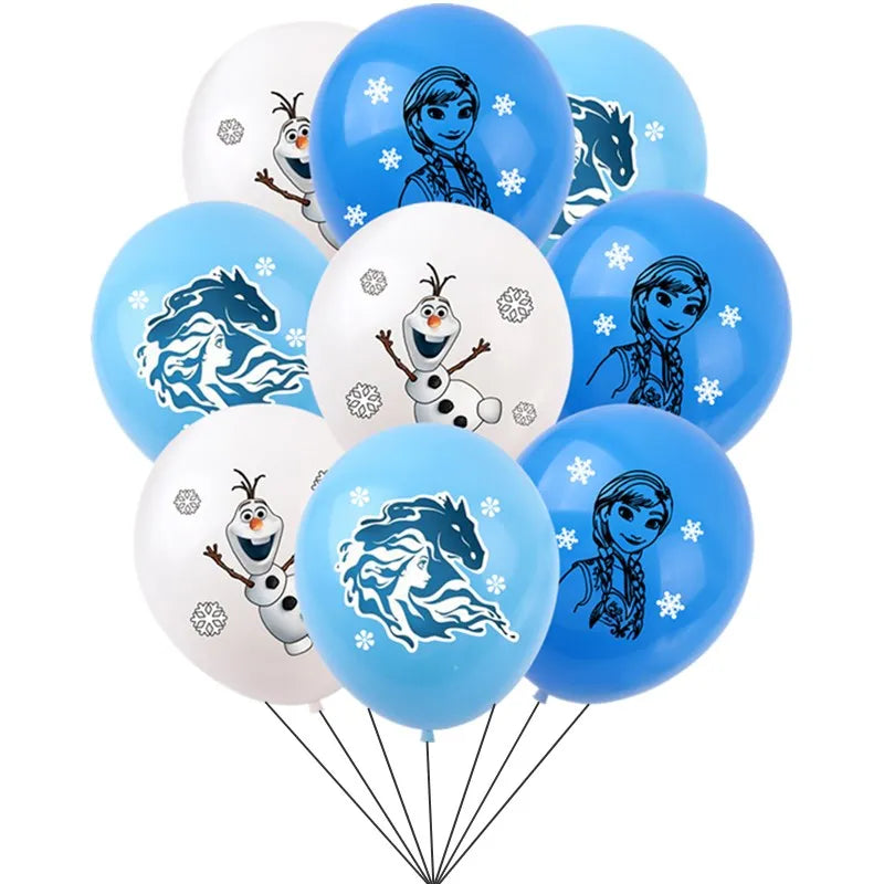 10/20pcs Disney Princess Theme Encanto Aurora Sleeping Beauty Balloon Baby Birthday Party Decoration 12inch Latex Balloon Set