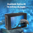 SJCAM Upgraded SJ4000 Action Camera Dual Screen 4K30FPS Ultra HD Underwater Camera Waterproof 170° Wide-Angle WiFi Helmet Camera