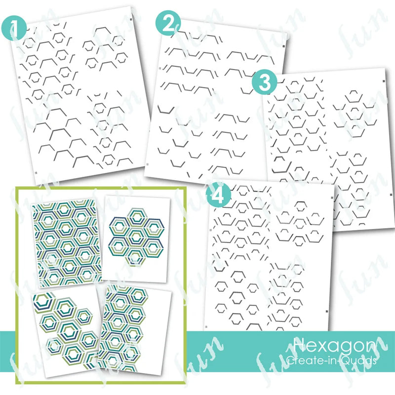 Father's Day Theme Metal Cut Dies Hexagon Layering Stencils Fish Hook Line Sinker Clear Stamps Diy Holiday Cards Decor Scrapbook