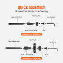 SucceBuy 52PCS Custom Bushing Bearing & Seal Driver Set Transmission Wheel Axle Bearing Race Seal Driver Remover 18-65mm