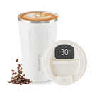 Stainless Steel Vacuum Insulated Travel Coffee Mug, Led Temperature Display Insulated Tumbler, Leak Proof with Lid 510ML