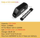 Ebike Battery Hailong Polly 36V 48V  20Ah 24Ah 25Ah 18650 21700 Electric Bike Batteria 14.4ah for500W 750W 1000W 1500W Motor