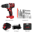ONEVAN 500W Electric Impact Drill Set Hammer 38N.M Drill Cordless Screwdriver Woodworking Power Tools For Makita Battery Pin