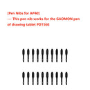 10 / 20 Pack Replacement Nibs For GAOMON ArtPaint Pen AP10 / AP20  AP31/ AP32 / AP40 / AP50, Graphics Tablet for Drawing Stylus