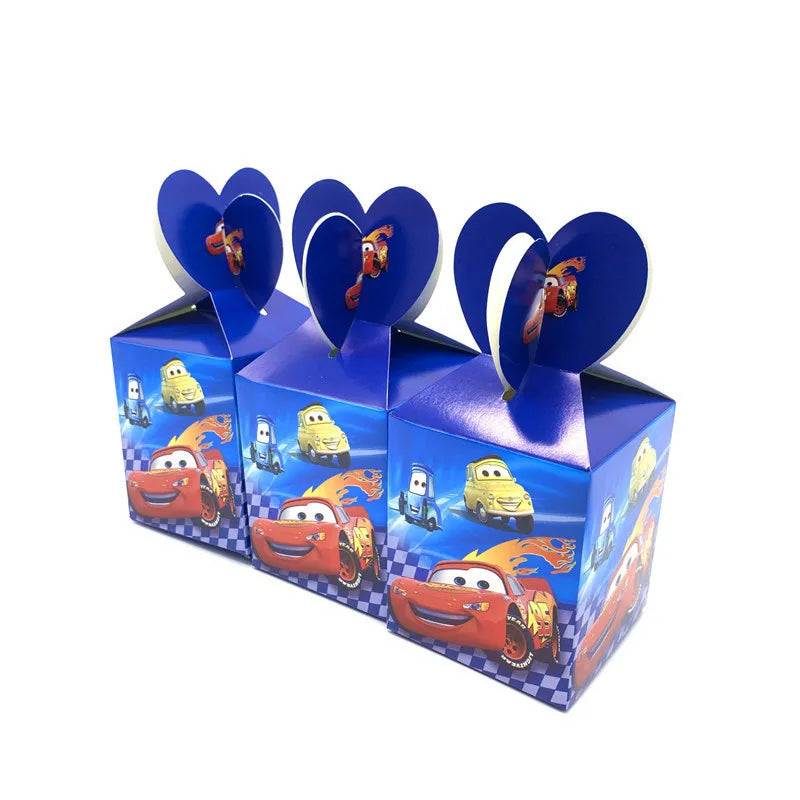 Disney Cars Birthday Party Decorations Lightning Mcqueen Disposable Tableware Set Cups Plates Balloon for Race Party Baby Shower