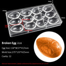 Chocolate Mold for Easter Egg Bunny Chocolate Bonbons Candy Bar Polycarbonate Confectionery Baking Pastry Tools