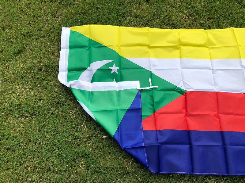 SKY FLAG Comoros flag 90*150cm hanging polyester Union of the Comoros Flag For home Decoration