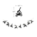 Dirt Bike Tablecloths Cup Napkins Motocross Birthday Party Favors Racing Motorcycle Theme Party Supplies Disposable Table Cover