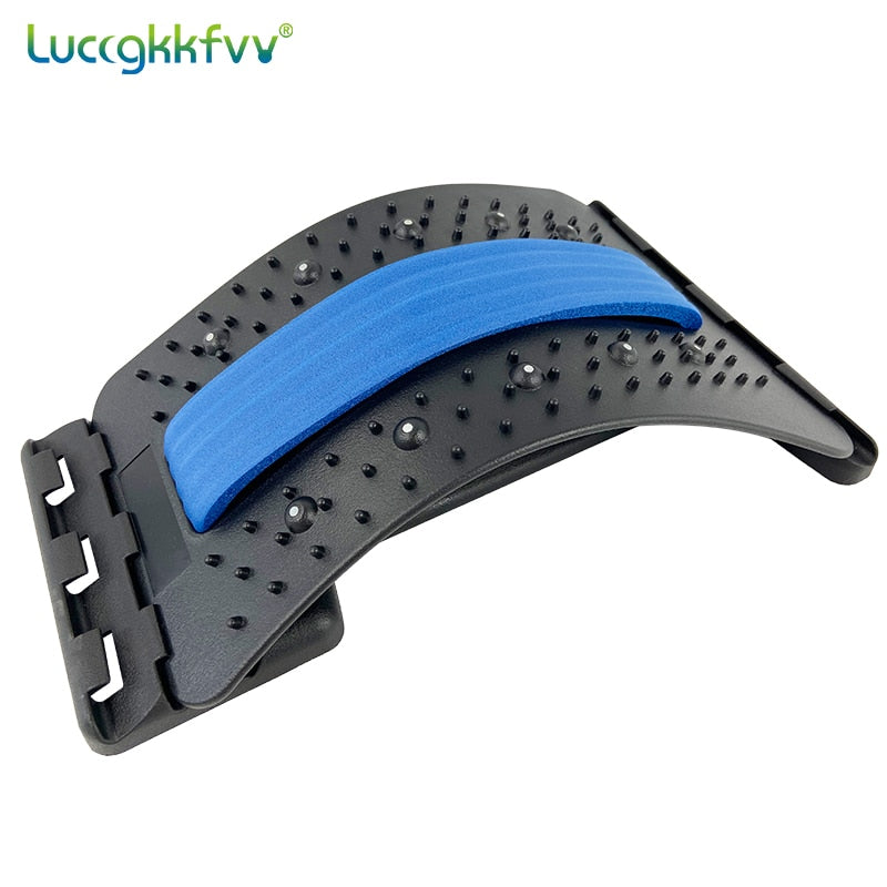 Back Massager Stretcher Equipment Massage Tools Massageador Magic Stretch Fitness Lumbar Support Relaxation Spine Pain Relief