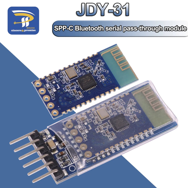 JDY-30 = JDY-31 SPP-C Bluetooth serial pass-through module wireless serial communication from machine Replace HC-05 HC-06
