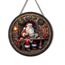 1pcs Easter Nativity Keepsake Christmas Plane Wooden Prayer Pendant Jesus Christ Religiou Hanging Tree Home Furnish Decor Supply