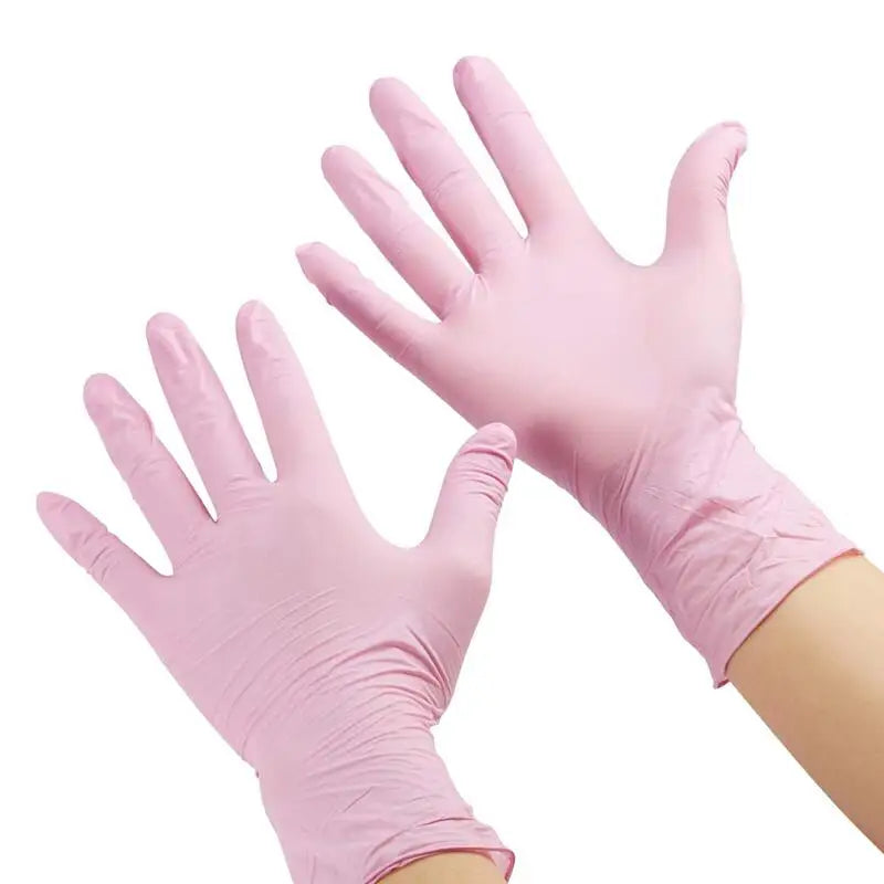 Kids Disposable Nitrile Gloves Children Students 5-15 Years Powder Free Gloves for Crafting Painting Gardening Cleaning­ Gloves