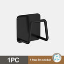 Kitchen Organizer Sponge Holder Soap Drying Rack Self Adhesive Sink Drain Racks Stainless Steel Sink Wall Storage Racks Hooks