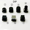 10Sets Momentary Tactile Button 4PIN SMT/DIP 12X12mm H=9.8/9/16.8mm With Cap Tact switch Push Button Switch Micro Key Button