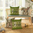 Easter decoration pillow cover bunny print living room sofa cushion cover farmhouse home room decoration holiday gift