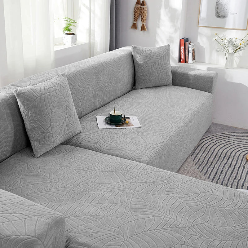 Sofa Cover for Living Room Thick Jacquard Sofa Cover 1/2/3/4 Seater L-Shaped Corner Sofa Cover