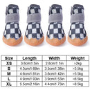 4pcs/set Breathable Breathable Pet Dog Shoes Wear-resistant Soft Hollow Dog Boots Anti-skid Sandwich Mesh Puppy Mesh Shoes