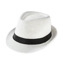 Straw Sun Hat Mens Womens Casual Breathable Cowboy Wide Brim Jazz Hat Sun Protection Fashion Beach Caps Summer