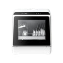 BlitzHome BH-CDW1 Smart Portable Countertop Dishwasher with APP Control 4-6 Sets Big Capacity Dual Water Inlet Modes Washers