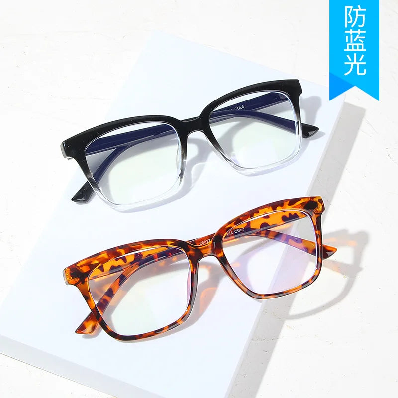 Square Shape Computer Glasses High Quality Anti Blue Light Transparent Women's Glasses Classic Style Glasses Women