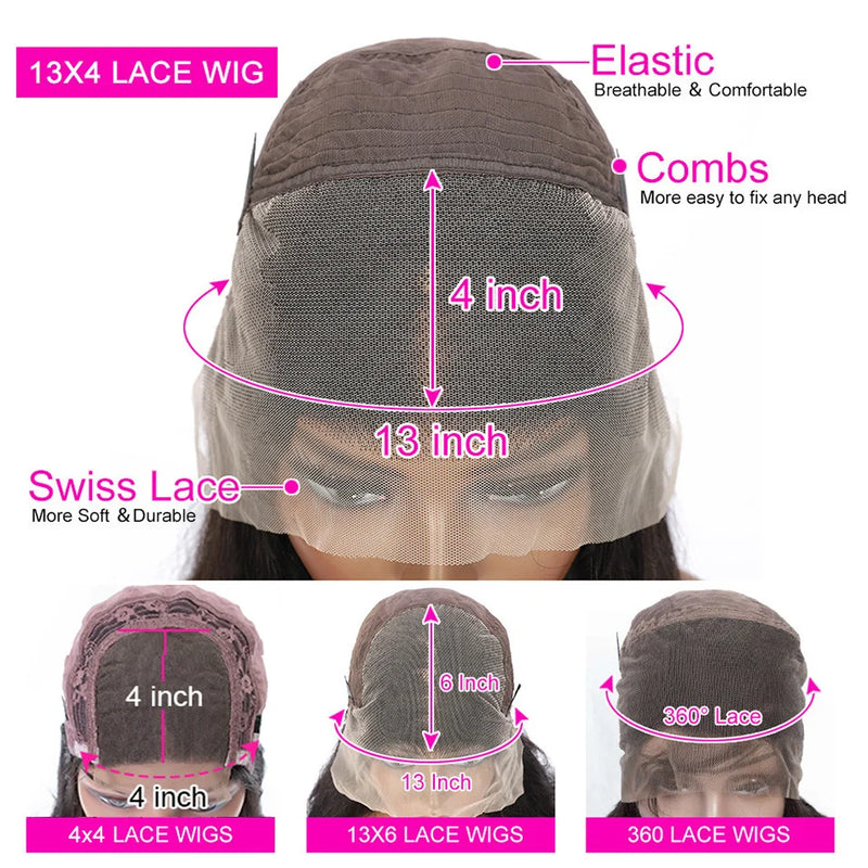 Straight Highlight 13x4 HD Transparent Lace Front Human Hair Wigs Pre Plucked Honey Blonde Colored Lace Frontal Wigs For Women