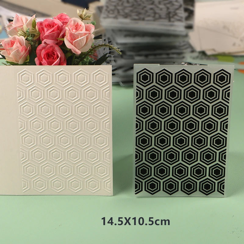 DUOFEN Crafts plastic embossing folder collection 2 paper embossing flower mold Christmas Birthday Easter day wedding