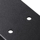 2Pcs Metal Table Legs Iron Desk Bracket Modern Simple Table Foot Accessories for Home Office Bench Desk Table