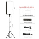 SH 24inch Led Panel Video Photography Flat Light Professional Studio Fill Light for Tiktok Youtube Photographic Lighting