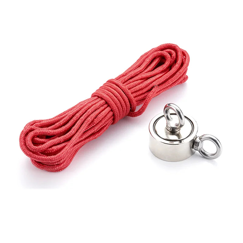 4/6/8mm Salvage Rope Fishing Magnetic Rope Suitable For Deep Sea Salvage Strong Search Magnetic Fishing Pot Fishing 10M 20M 30M