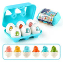 Montessori Eggs 3D Puzzle Learning Education Math Toys Kids Shape Match Smart Game for Children Educational Easter Gifts for Kid