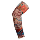 1Pcs New Flower Arm Tattoo Sleeves Seamless Outdoor Riding Sunscreen Arm Sleeves Sun Uv Protection Arm Warmers For Men Women