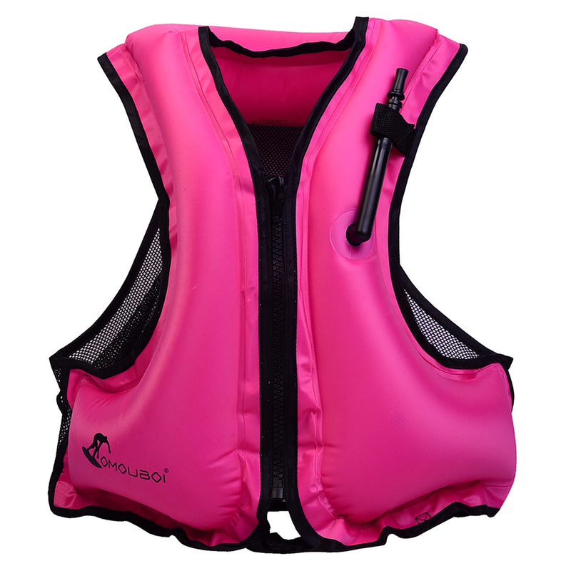 Adult Inflatable Swim Vest Life Jacket for Snorkeling Floating Device Swimming Drifting Surfing Water Sports Life Saving