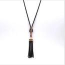 New Korean Version Simple Fashionable Versatile Tassel Long Necklace for Women's Sweater Chain Accessories Creative Gifts