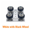 1set 3D Printer Parts Opensource V Gantry Plat Set Special Slide Plate Pulley For 2020 /2040 V-slot Aluminum Profiles Wheels