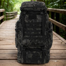 80L Hiking Backpack 600D Oxford Cloth Mountaineering Backpack Multiple Pockets Mountain Climbing Rucksack for Outdoor Sports