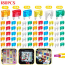 60-300pcs Cars Truck Mini Fuse Mixed Set Kit Auto Car Safety Assortment Mini Truck Blade Fuse Replacement 5/10/15/20/25/30A